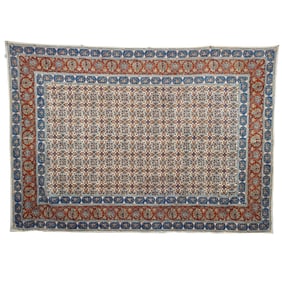 Vintage Signed Persian Cotton Ghalamkar