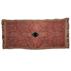 Kashmiri Wool Shawl with Black Center