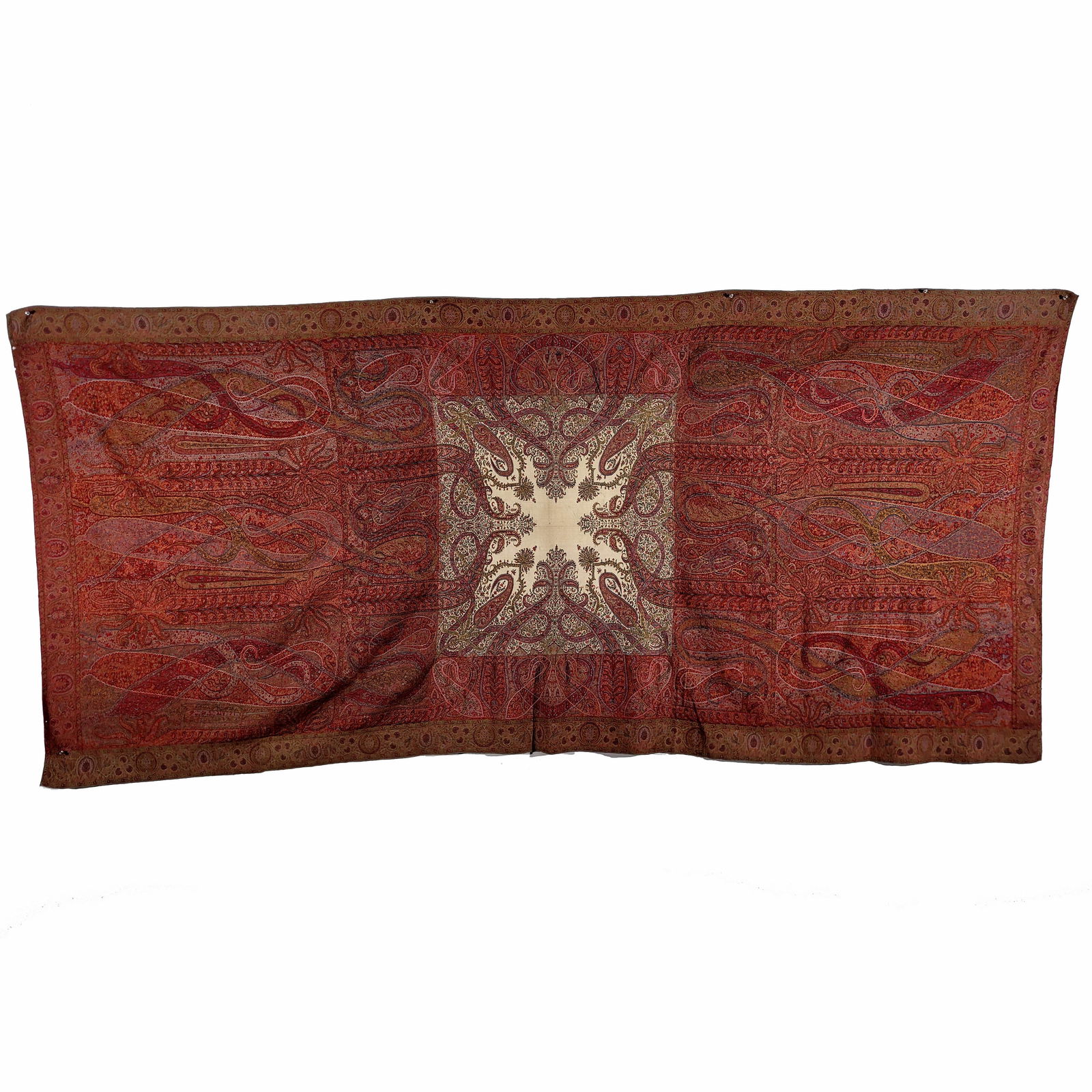 Kashmiri Shawl with Paisley Designs (1 of 4)