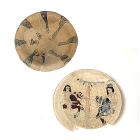 Early Persian Mina'i & Nishapur Bowls