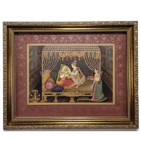 Navneet Parikh, The First Time (Suhag Raat), Indian Gouache on Paper