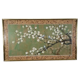 Signed Chinese Lithograph on Paper, No Reserve