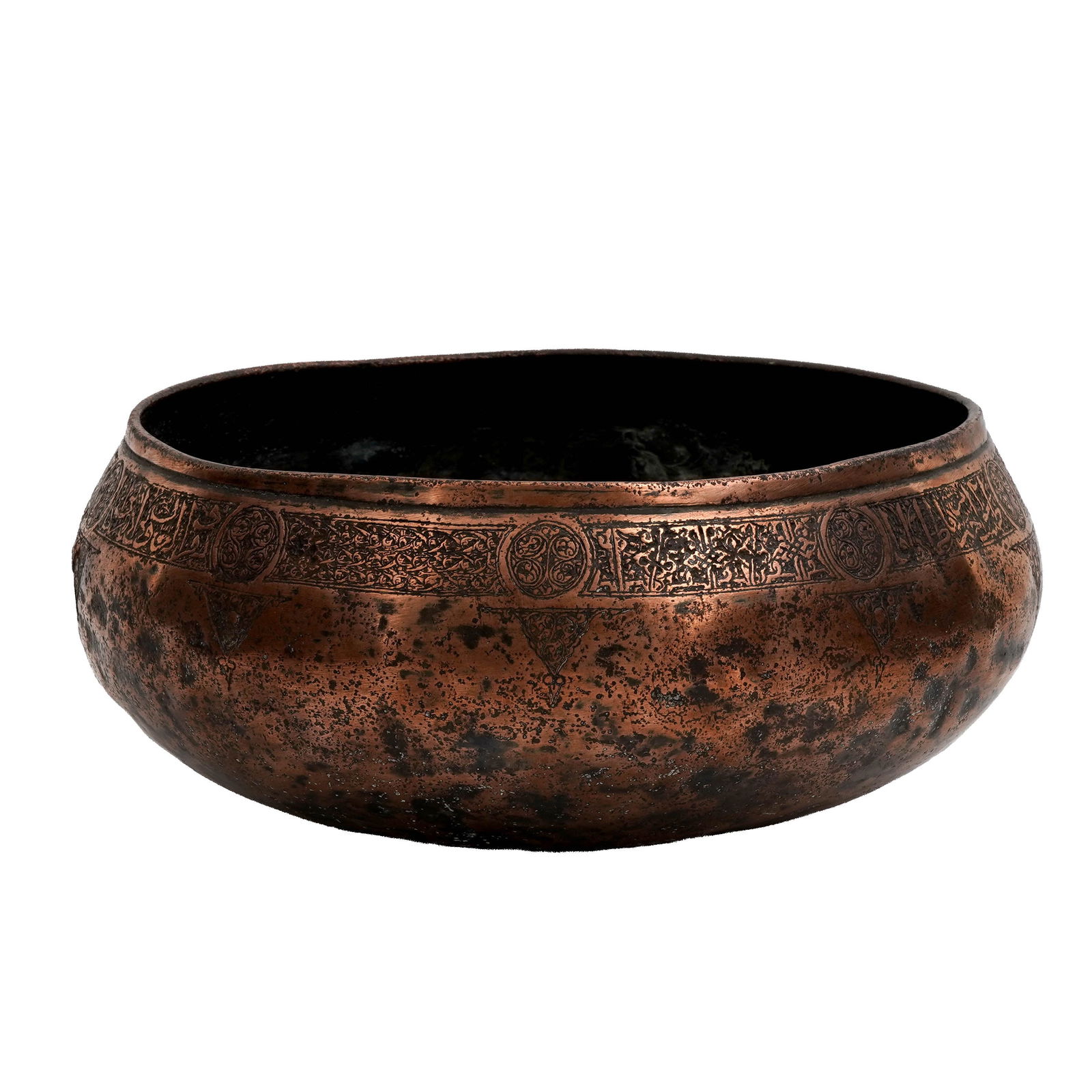 Syrian Copper Mamluk Revival Basin (1 of 4)