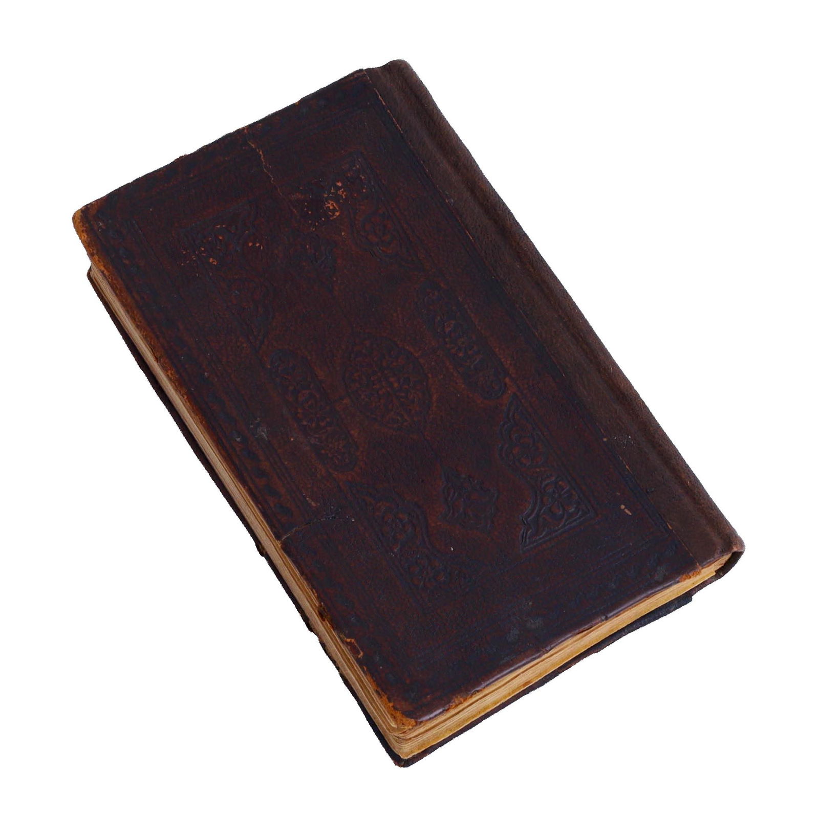 Dala????il al-khayra??t Illuminated Prayer Book: 18th - 19th century Dala????il al-khayra??t illuminated Islamic prayer book. 3 1/2 x 5 7/8 x 1 inches.