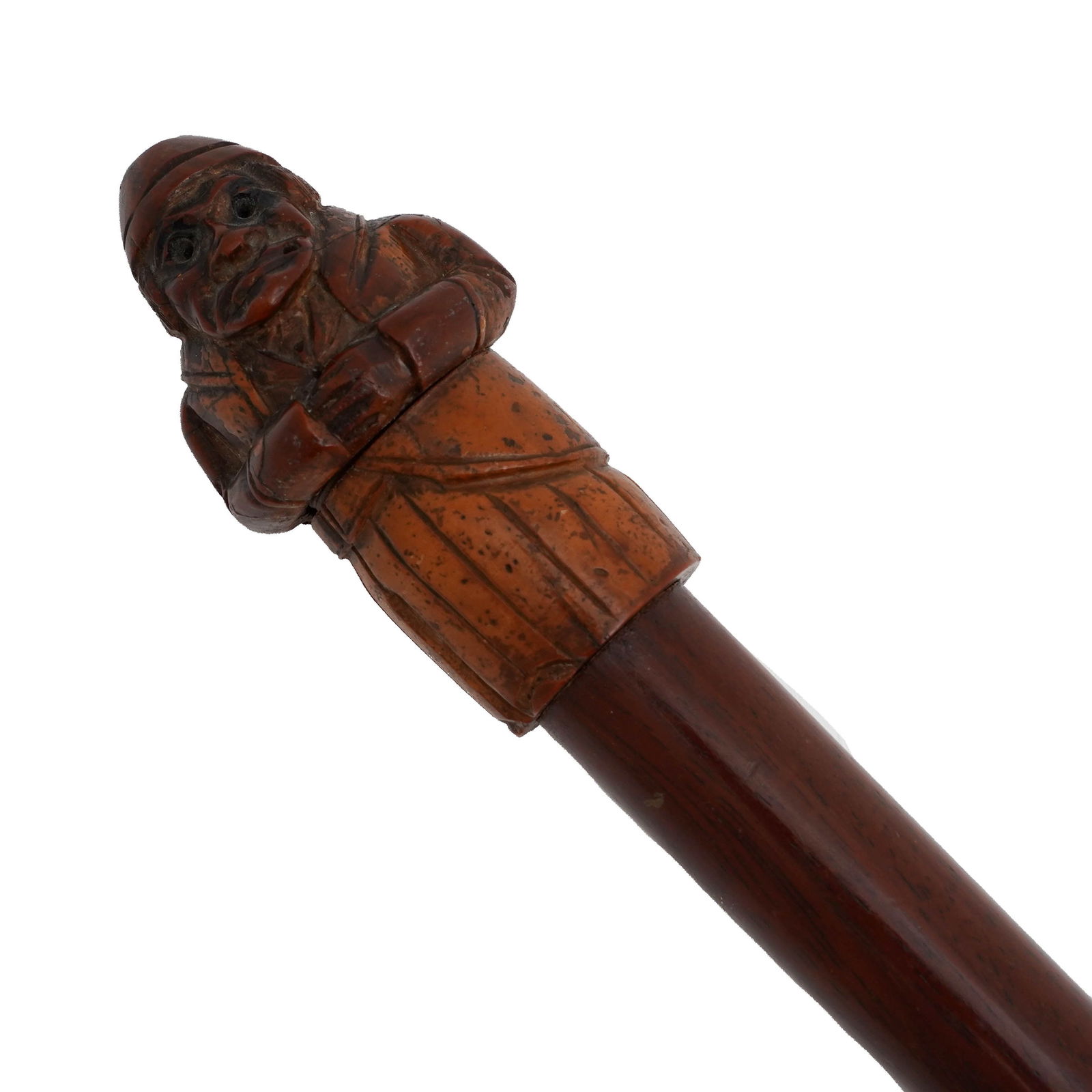 Wood Figural Walkingstick (1 of 5)