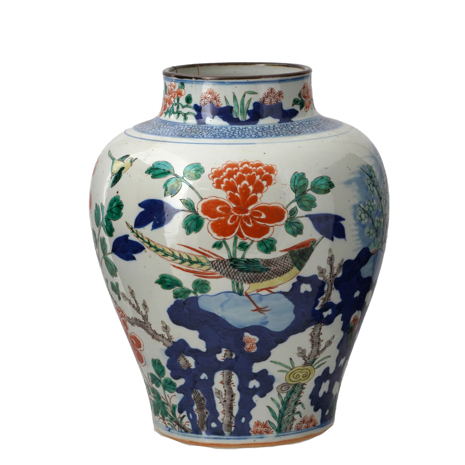 Chinese Porcelain Birds & Blossoms Vase, No reserve (1 of 4)