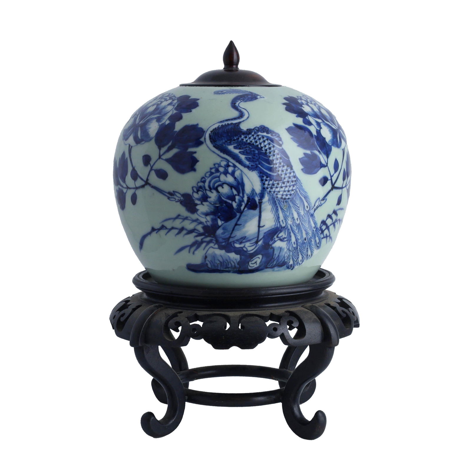 Chinese Blue and White Plum Jar (1 of 4)