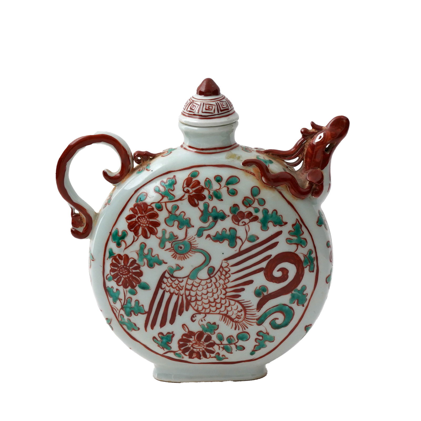 Chinese Porcelain Phoenix Ewer (1 of 3)
