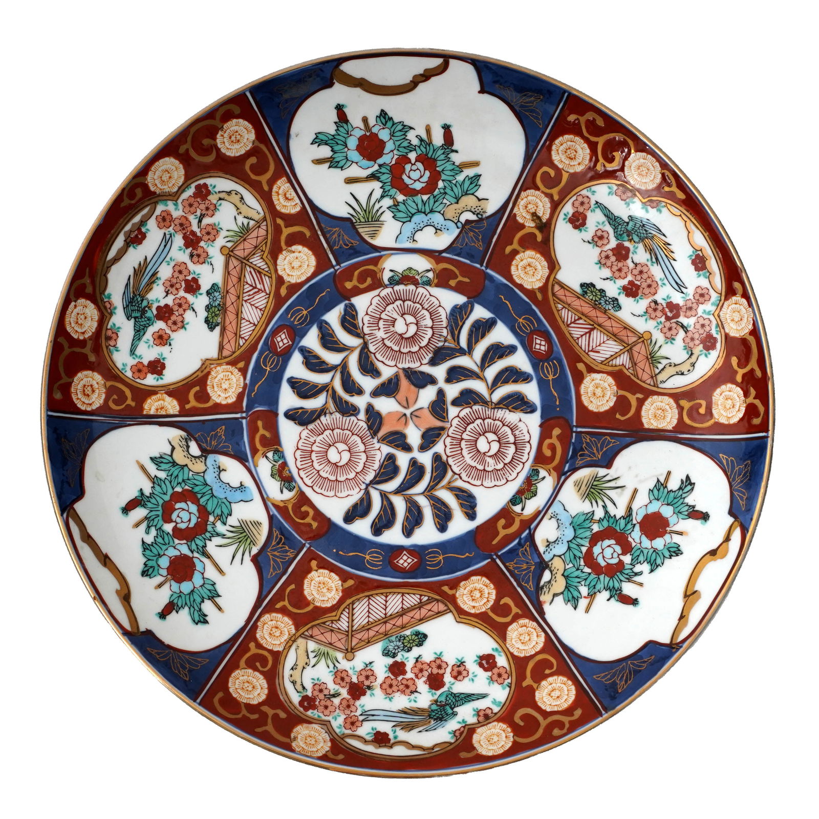 Japanese Imari Ware Porcelain Dish (1 of 3)