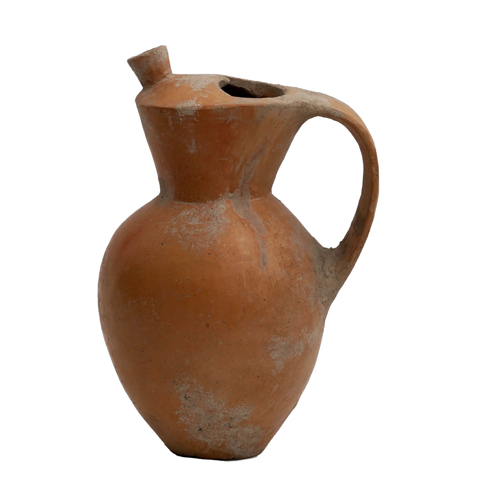 A Chinese Pottery Owl-form Ewer Qijia culture, 2050-2000 B.C (1 of 4)