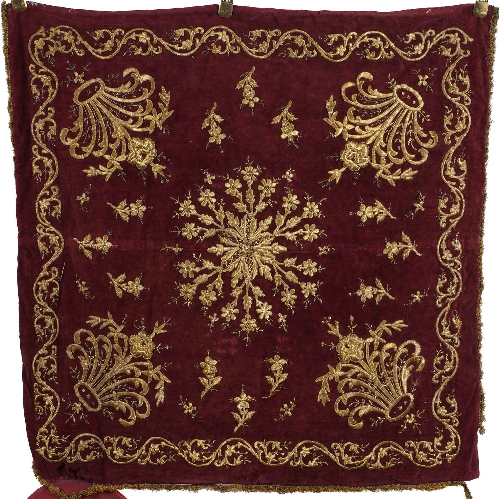 Ottoman Turkish Velvet Torah Cover/Mantel (1 of 5)