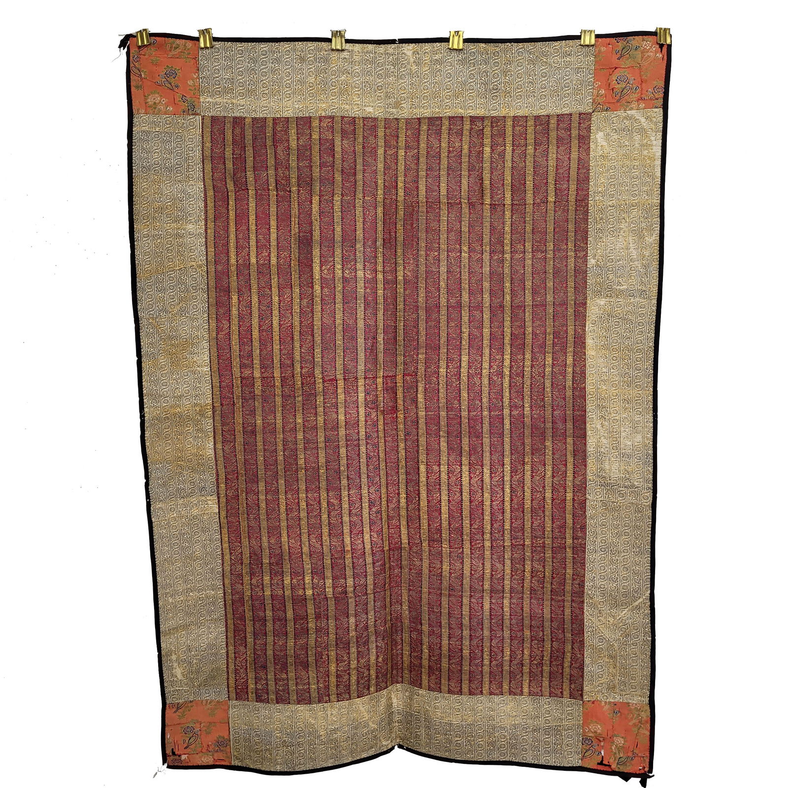 Persian Silk Brocade with Safavid Corners (1 of 5)