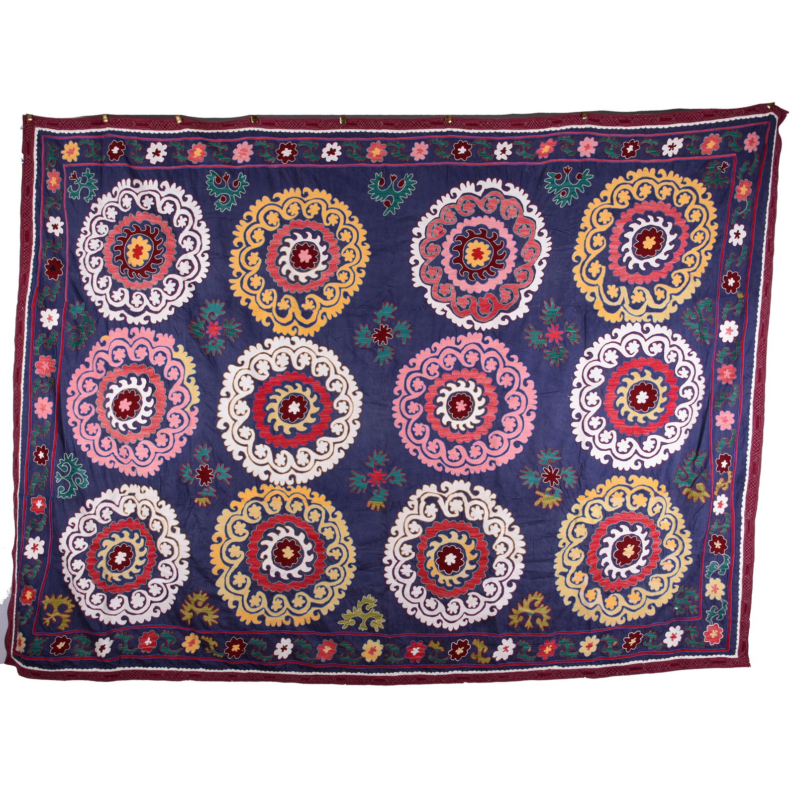 Central Asian Suzani with Silk Embroidery (1 of 6)