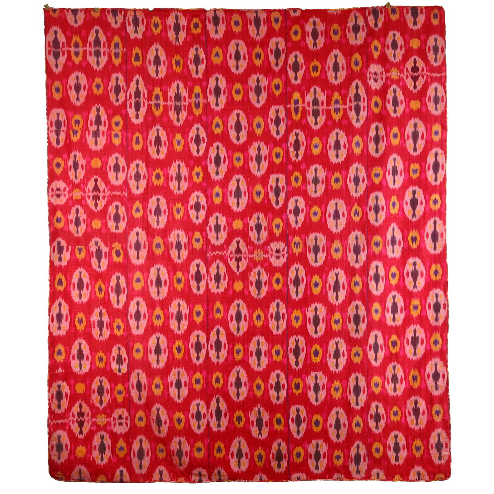 Central Asian Silk Ikat Panel (1 of 3)