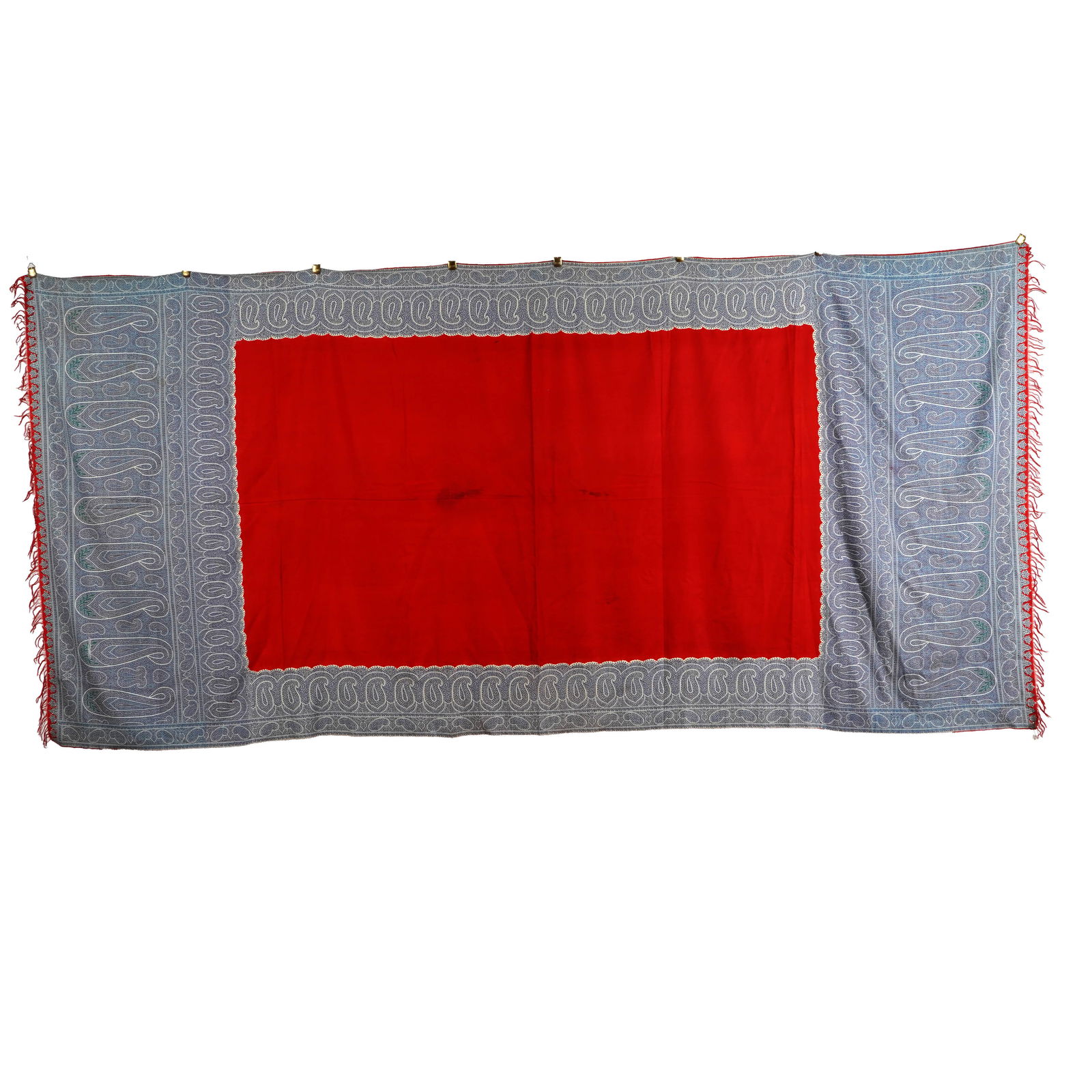 French Wool Paisley Shawl (1 of 6)