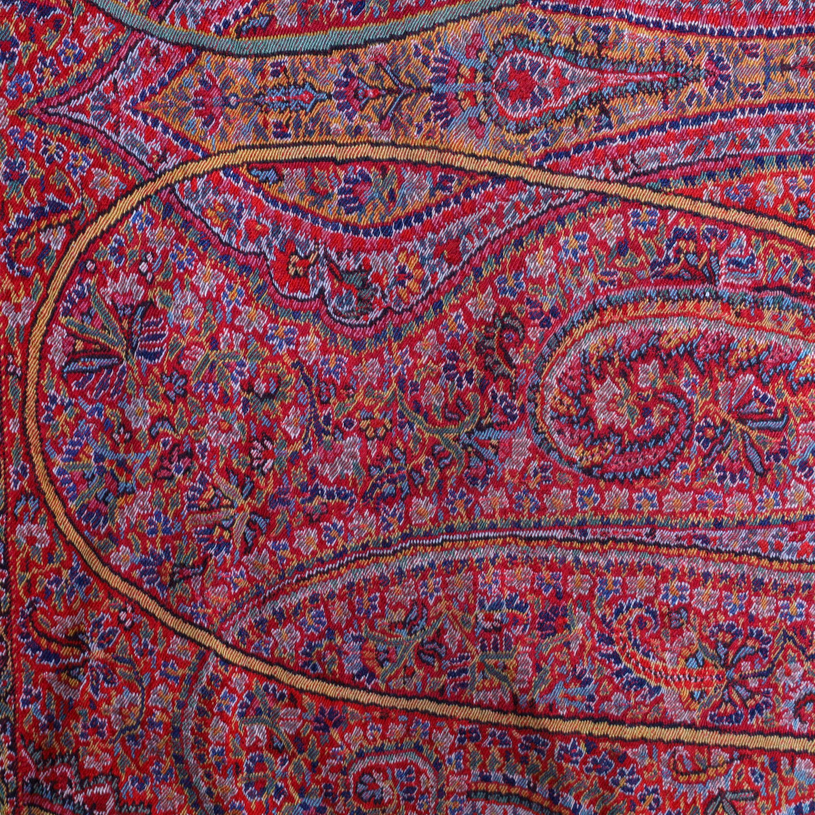 Large Kashmiri Rectangular Shawl - 4
