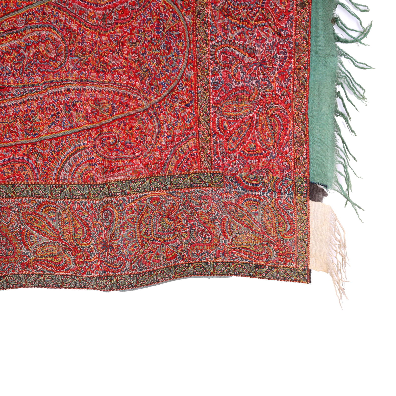 Large Kashmiri Rectangular Shawl - 6