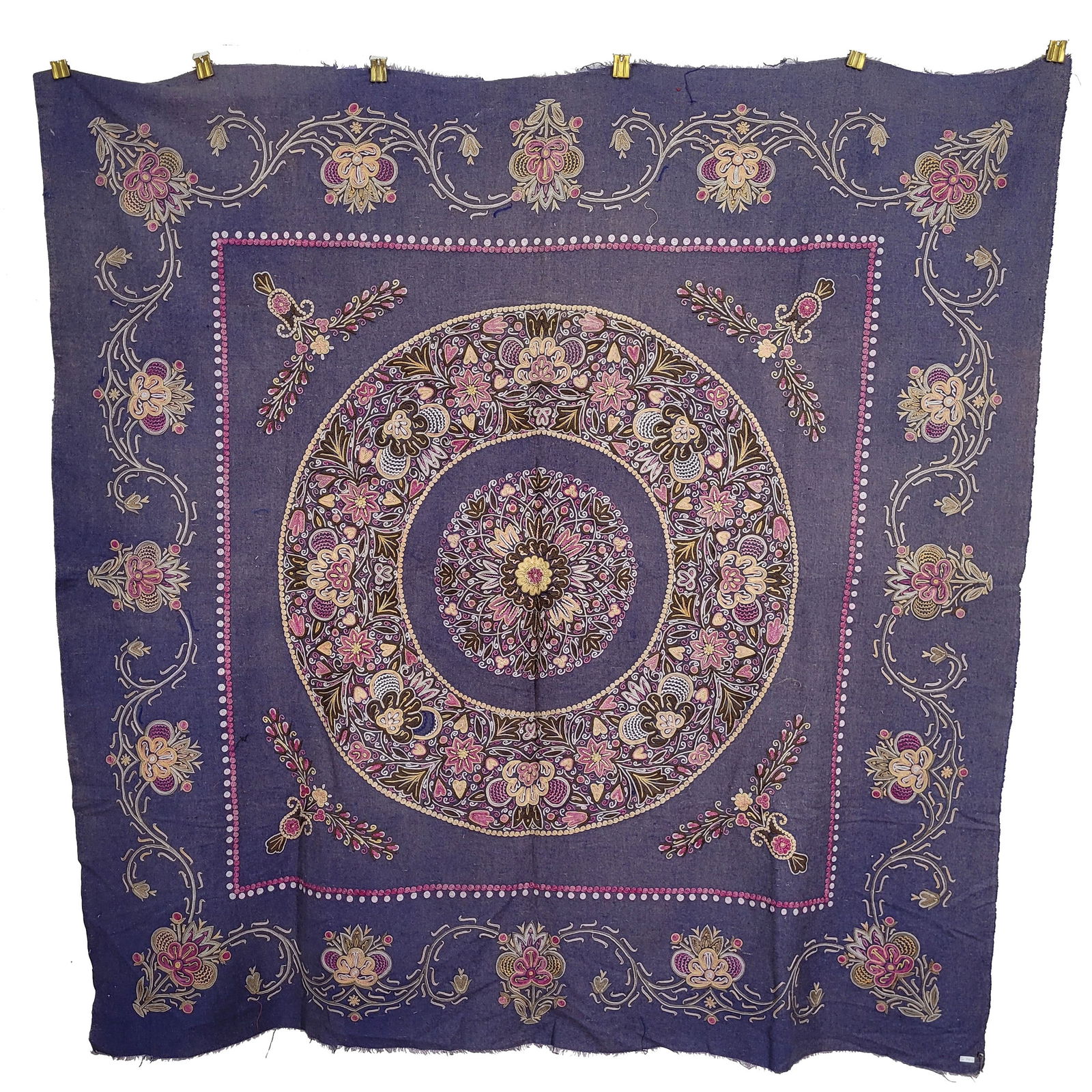 Persian Wool Rashti-Duzi with Vernal Embroidery (1 of 5)