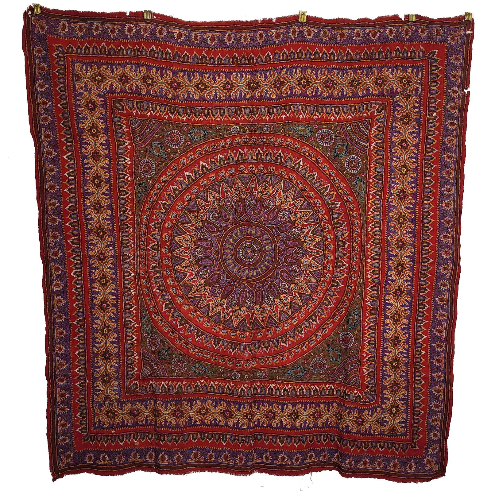 Persian Kerman Wool Pateh Panel (1 of 6)