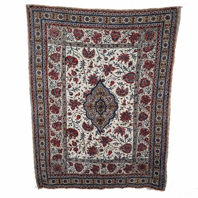 Persian Cotton Quilted Ghalamkar (1 of 2)