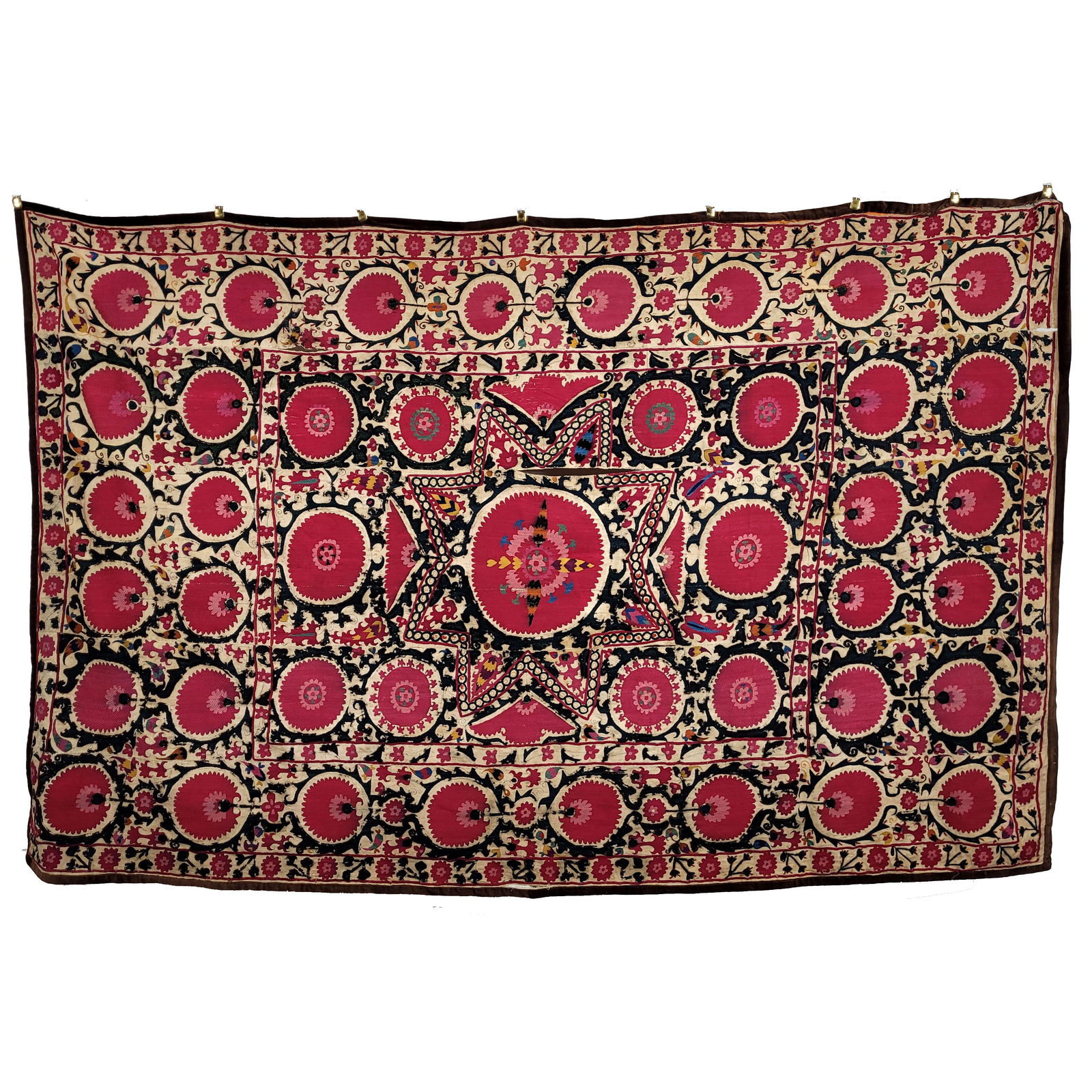 Tajik Khujand Suzani with Silk Embroidery (1 of 9)