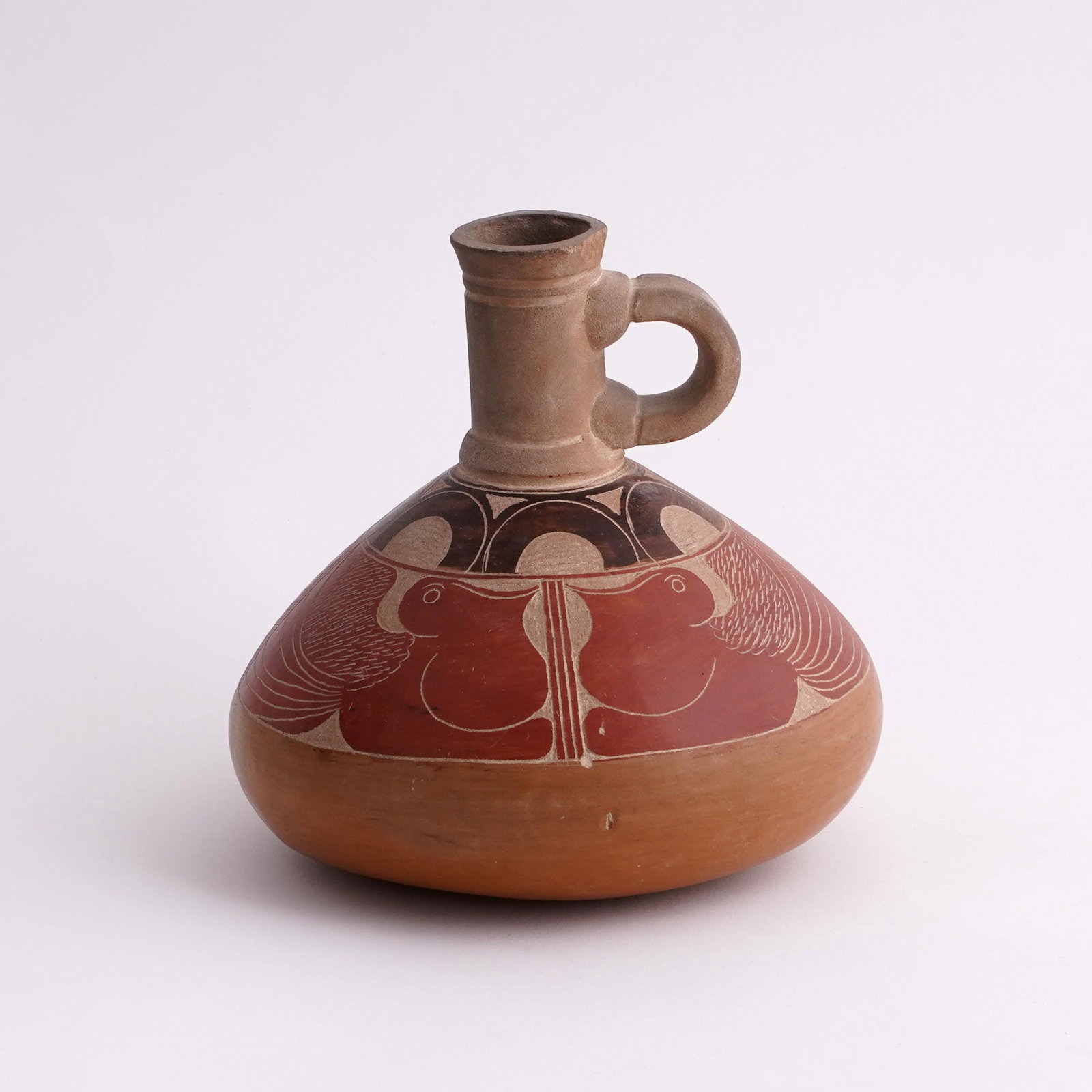 Pre-Columbian Style Terracotta Vessel (1 of 3)