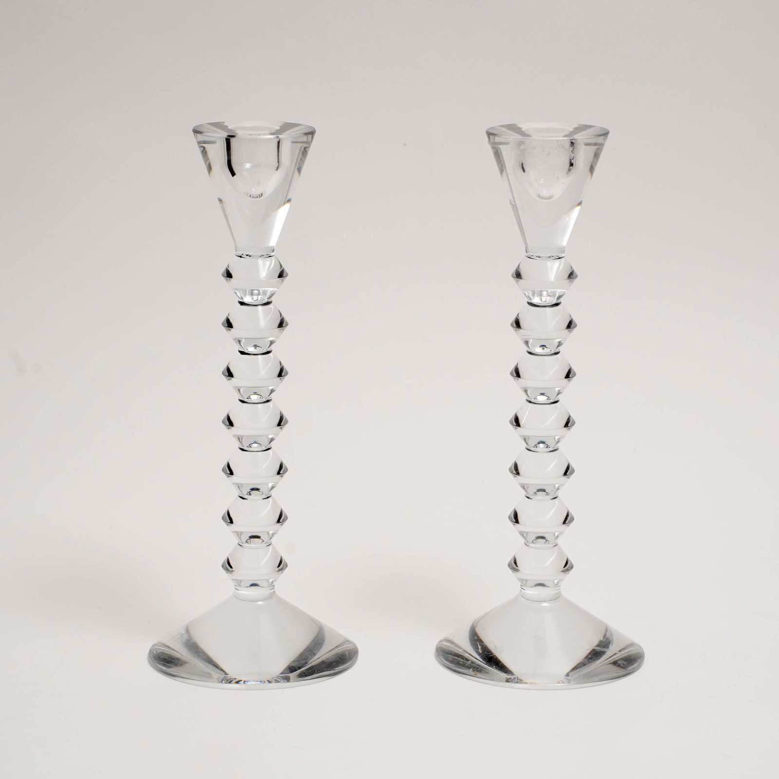 Pair of Baccarat Crystal Candlesticks (1 of 2)