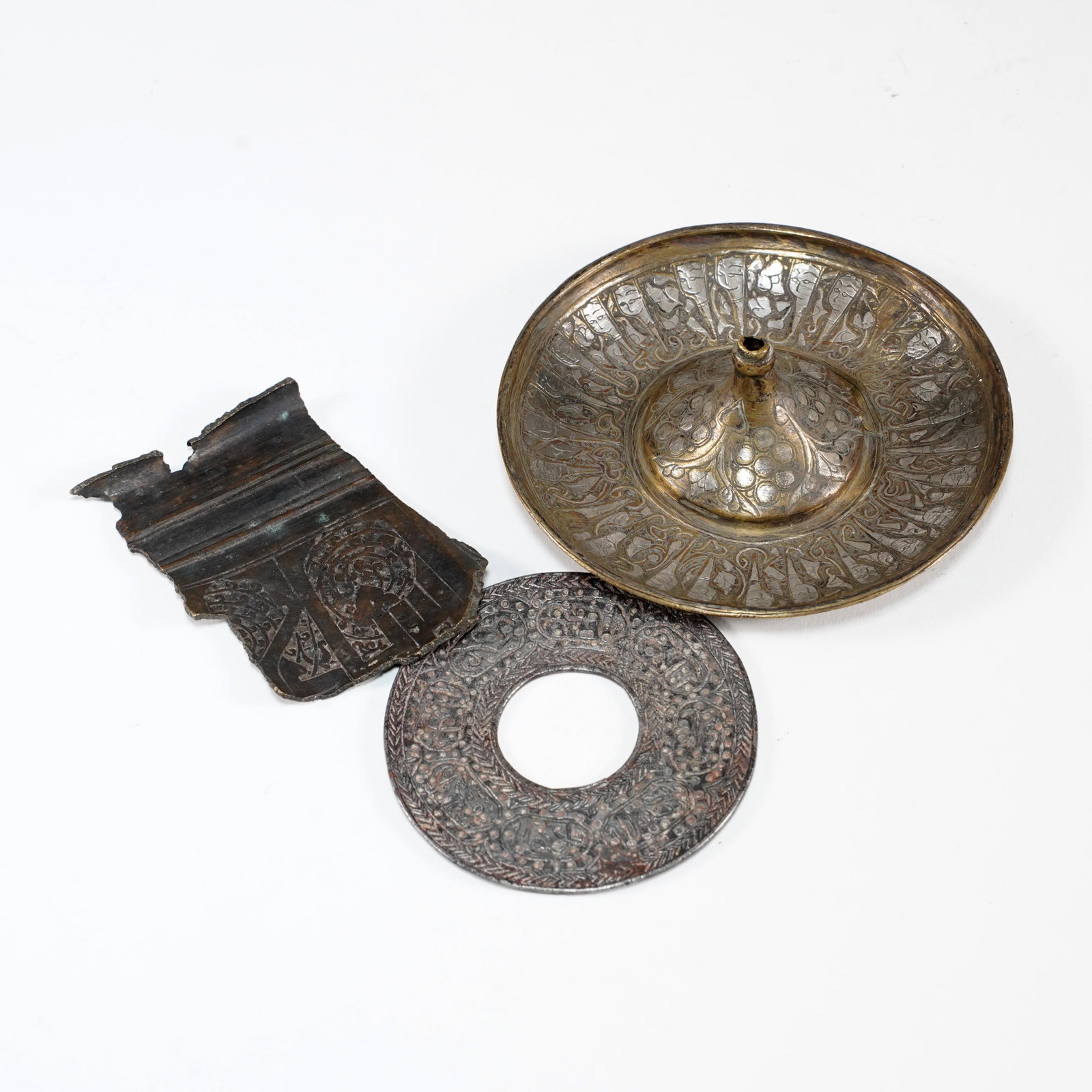 Group of Islamic Metalwork Fragments (1 of 3)