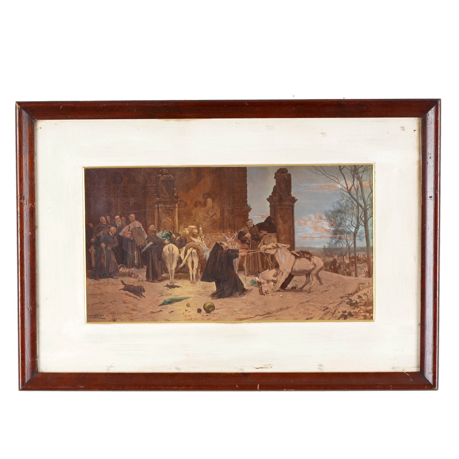 Zamacóis, Orientalist Market Scene (1 of 3)