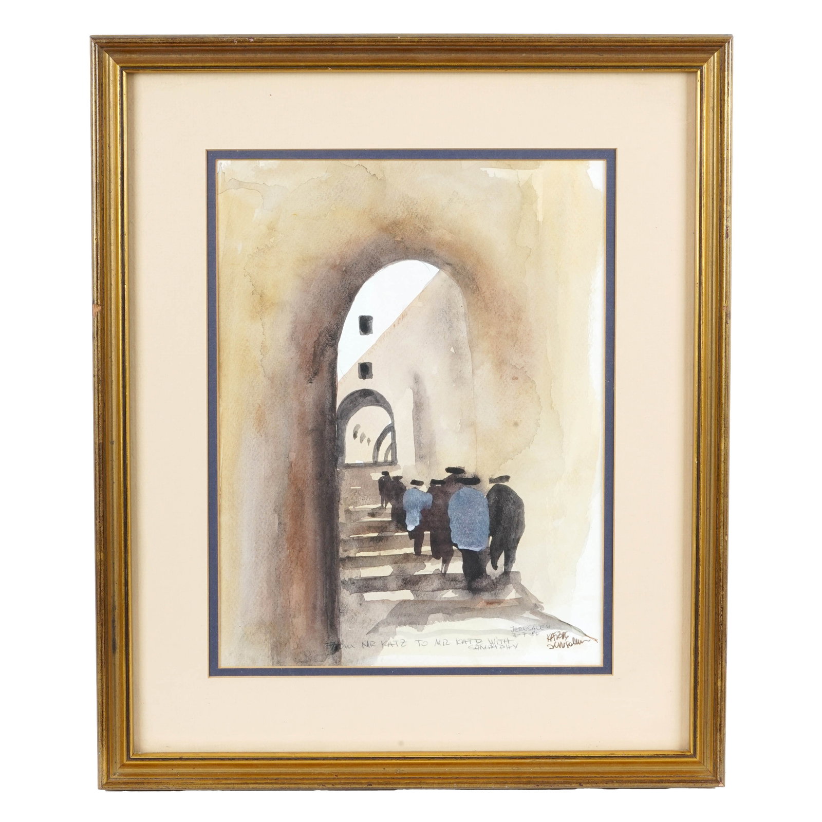 Yair Emanuel, Jerusalem Watercolor (1 of 3)