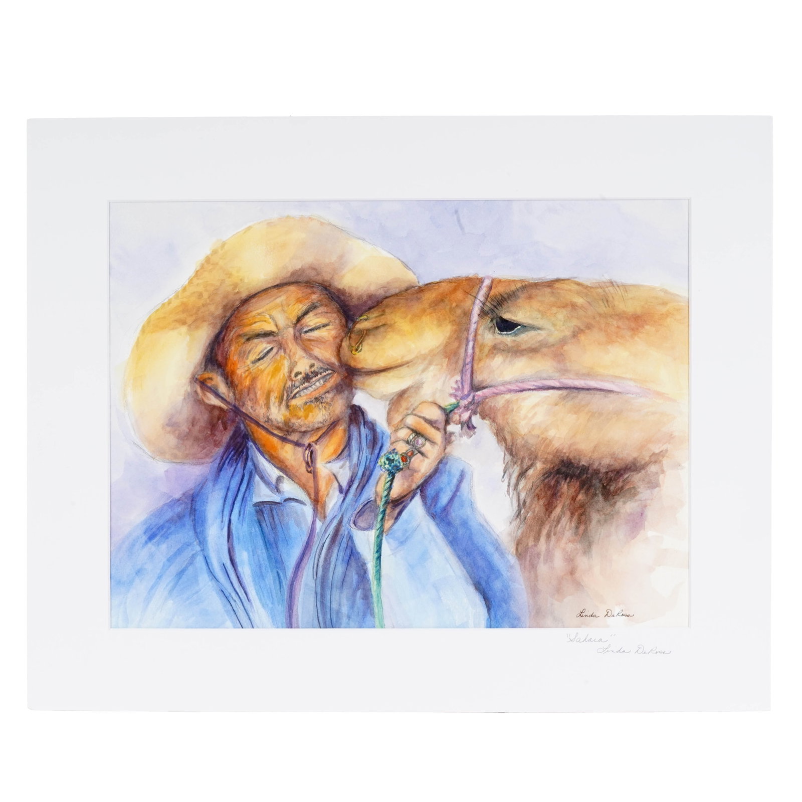 Linda DeRose, “Salara" Watercolor (1 of 3)