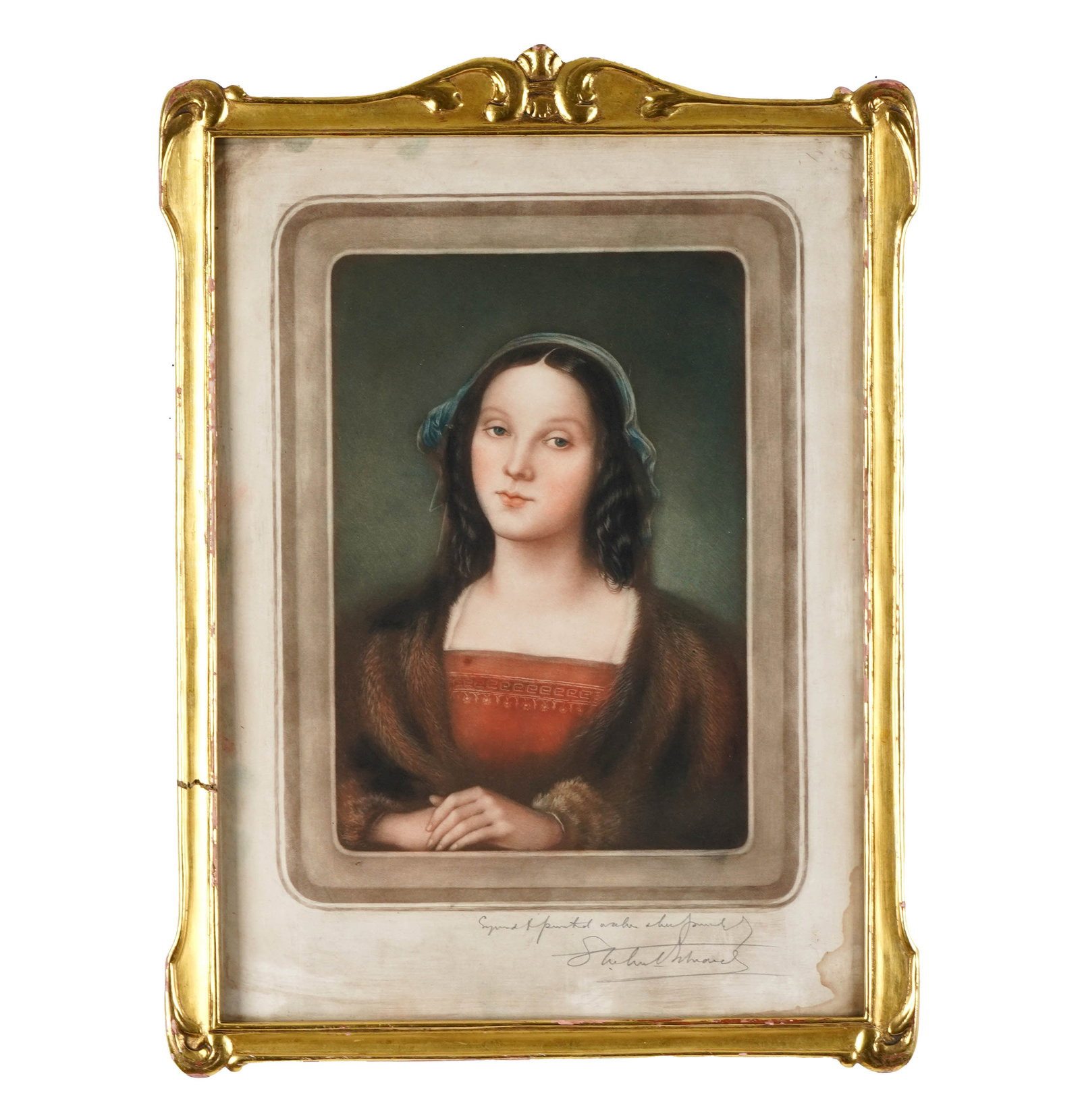 Framed Portrait Print of a Young Woman (1 of 4)