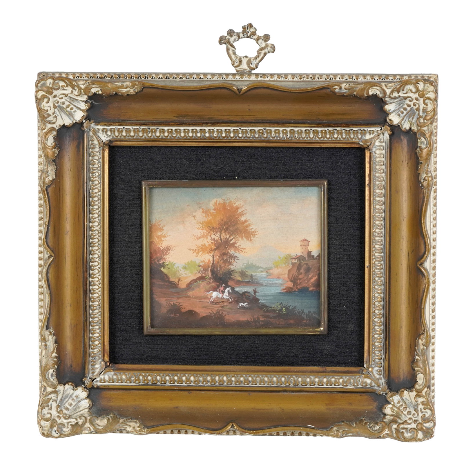 Framed Miniature Landscape Painting (1 of 5)