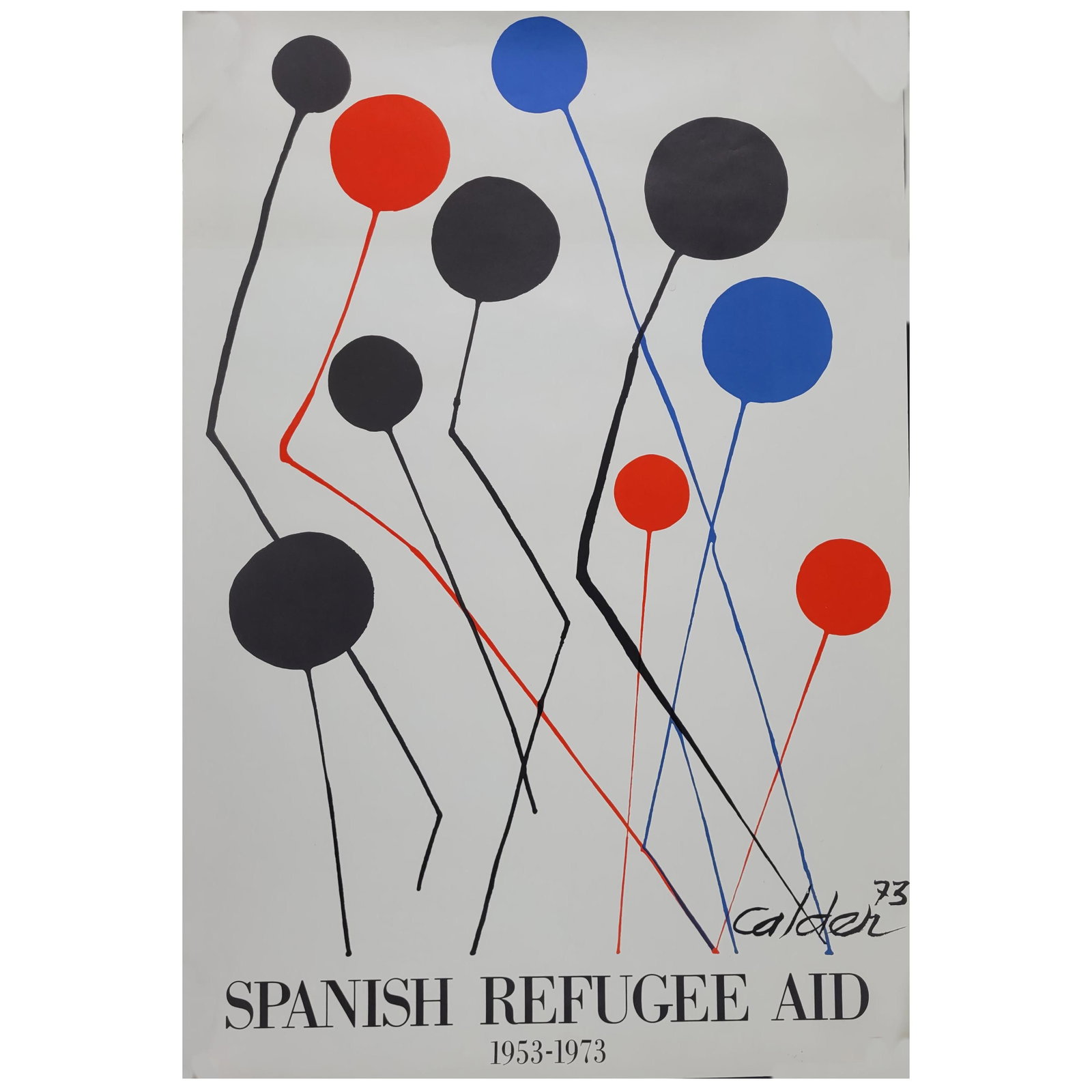 Alexander Calder Spanish Refugee Aid Poster (1 of 2)