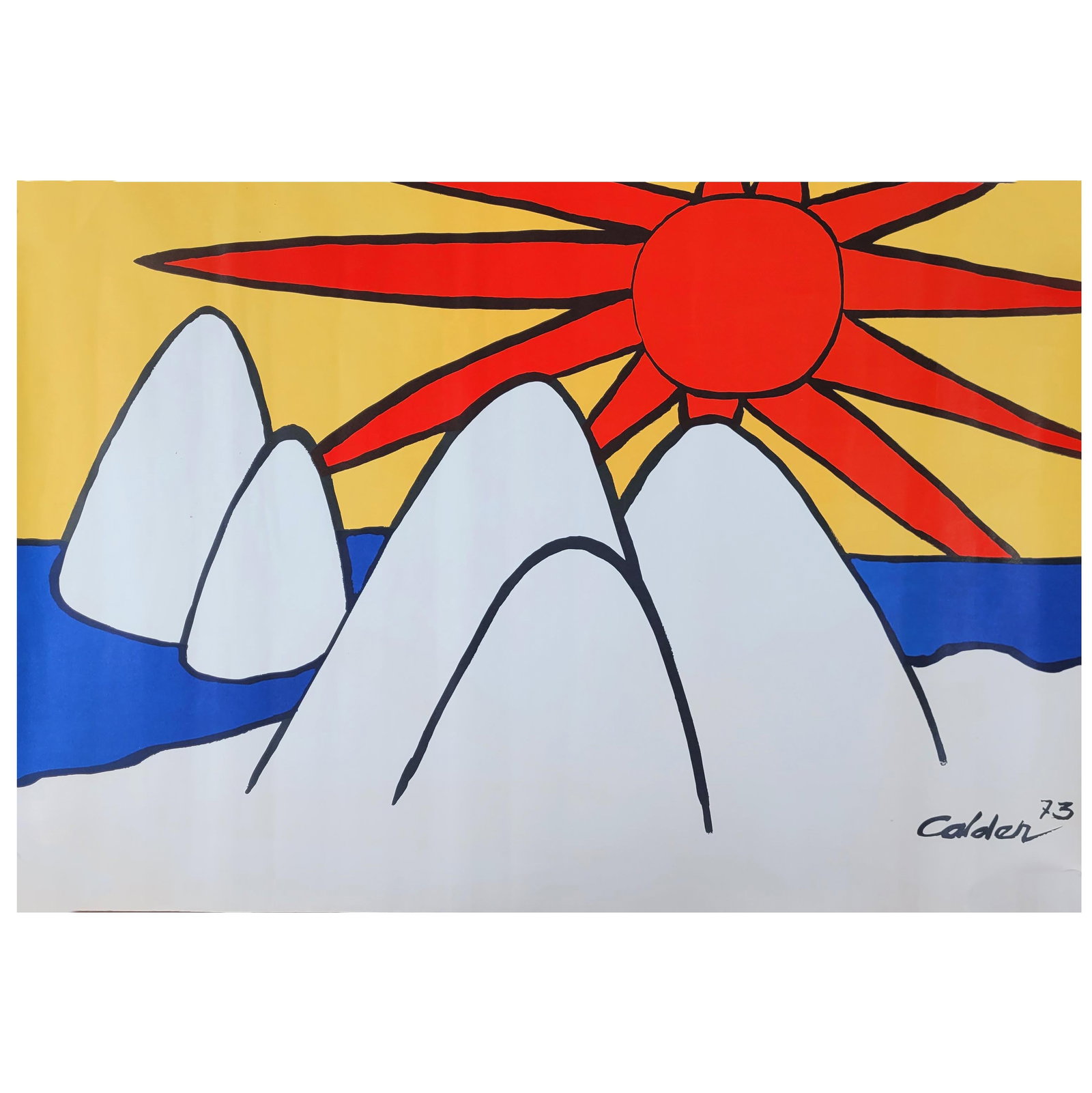 Alexander Calder (1898-1976), "Arctic Sunset," 1973 (1 of 3)