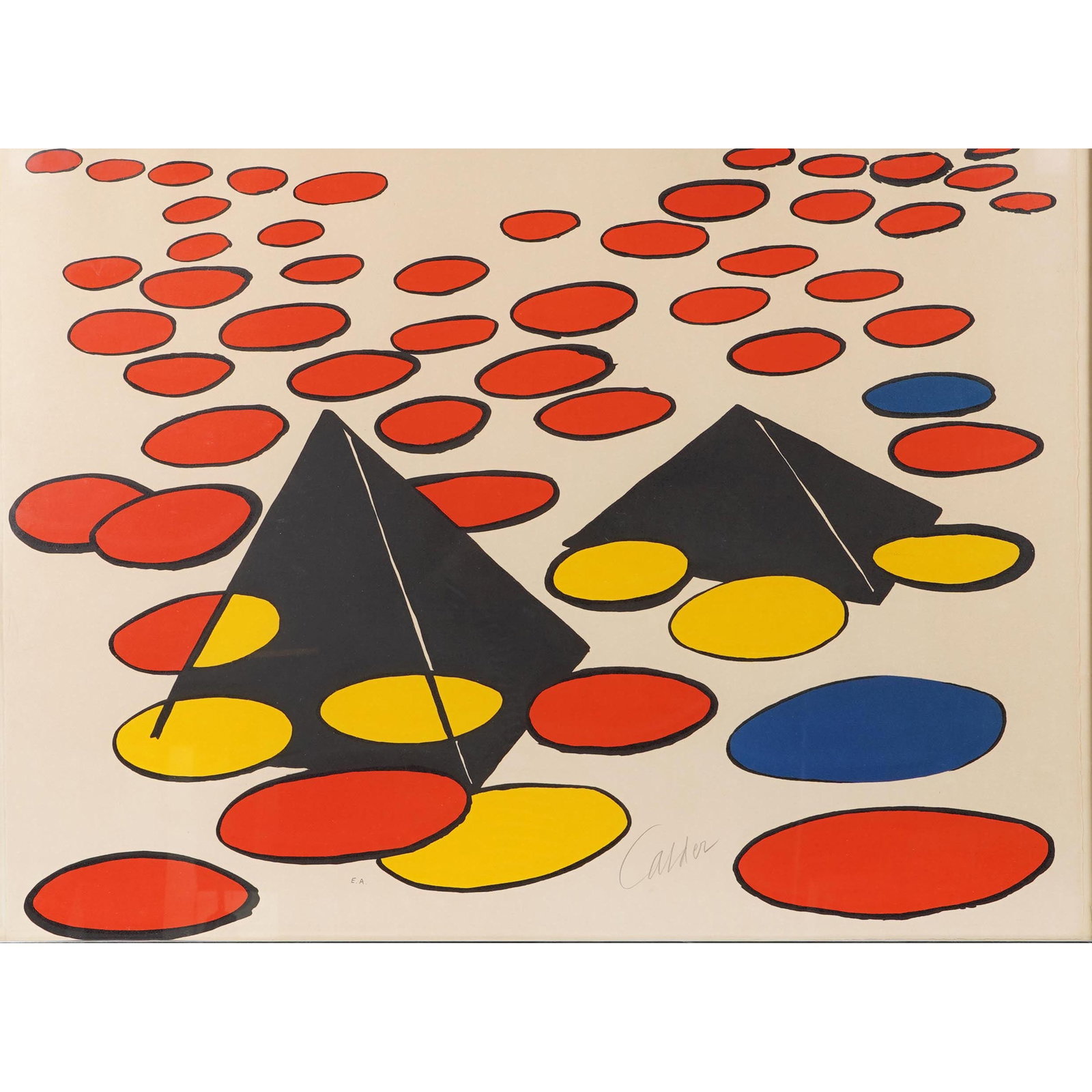 Alexander Calder, Black Horizontal Pyramids (1 of 5)