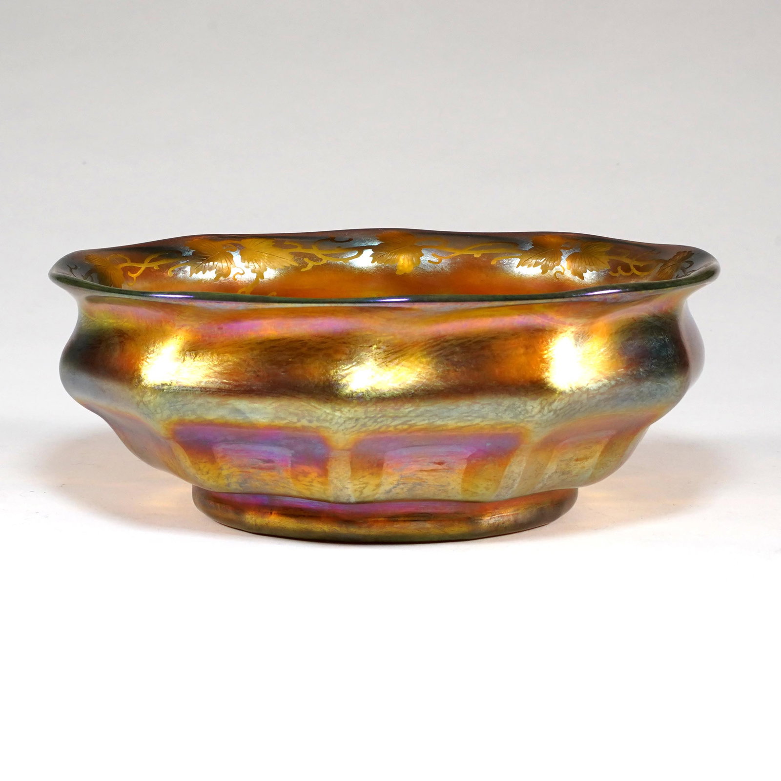 L.C. Tiffany Favrile Glass Bowl (1 of 4)