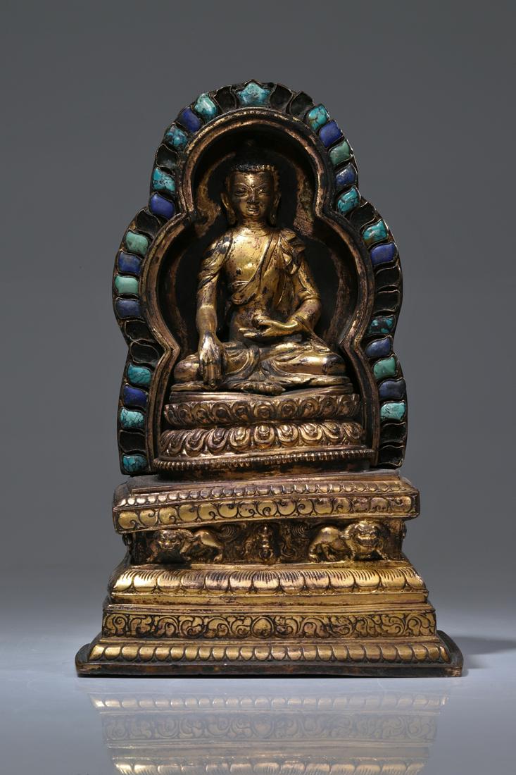 SHRINE OF A SEATED BUDDHA (1 of 4)