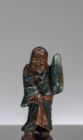 POLYCHROME CARVED NETSUKE (1 of 5)