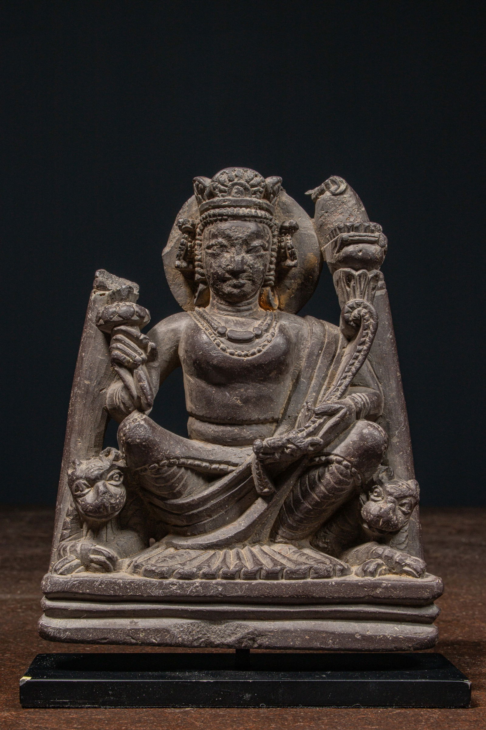 GAJALAKSHMI STONE KAHMIR REGION 12TH CENTURY (1 of 5)