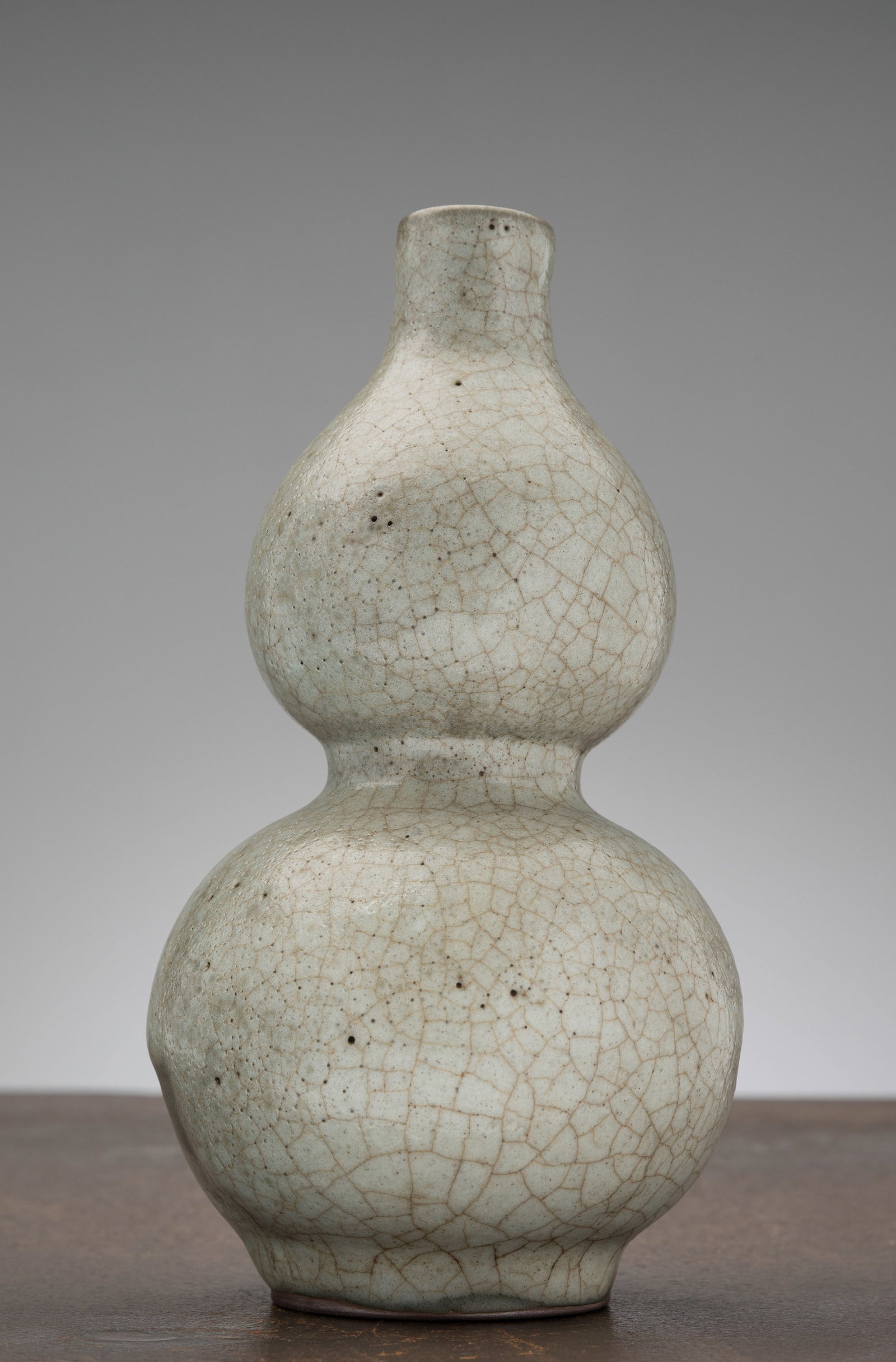 A CRAQUELURE-GLAZED DOUBLE-GOURD VASE, CHINA, SONG DYNASTY, 12TH–13TH CENTURY (1 of 6)