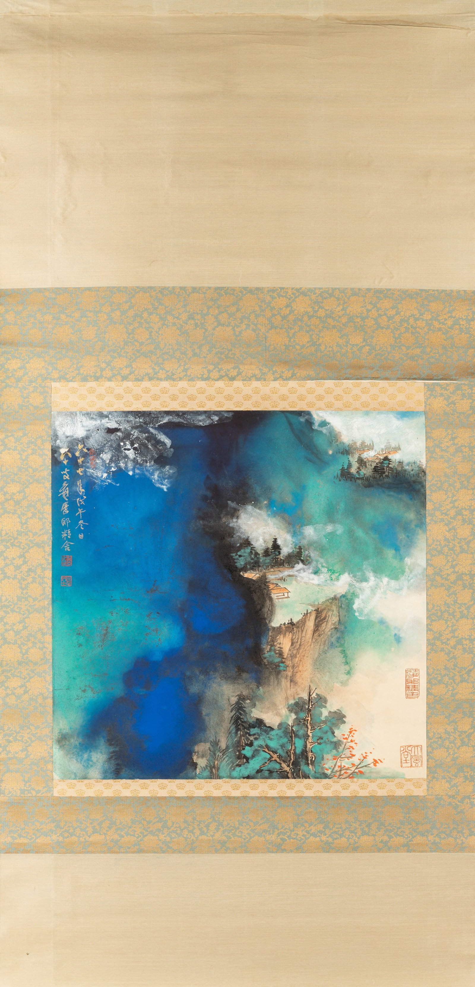 A SPLASH-INK LANDSCAPE BY ZHANG DAQIAN (1899–1983), CHINA (1 of 5)