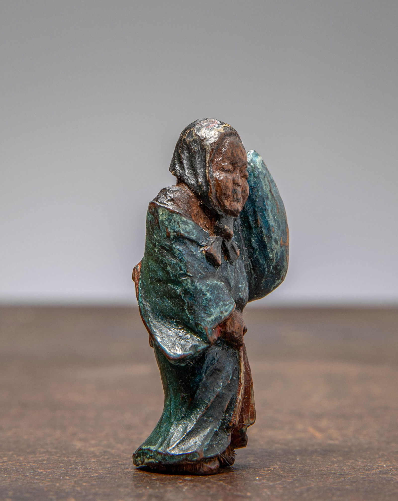 (R) POLYCHROME CARVED NETSUKE - 2