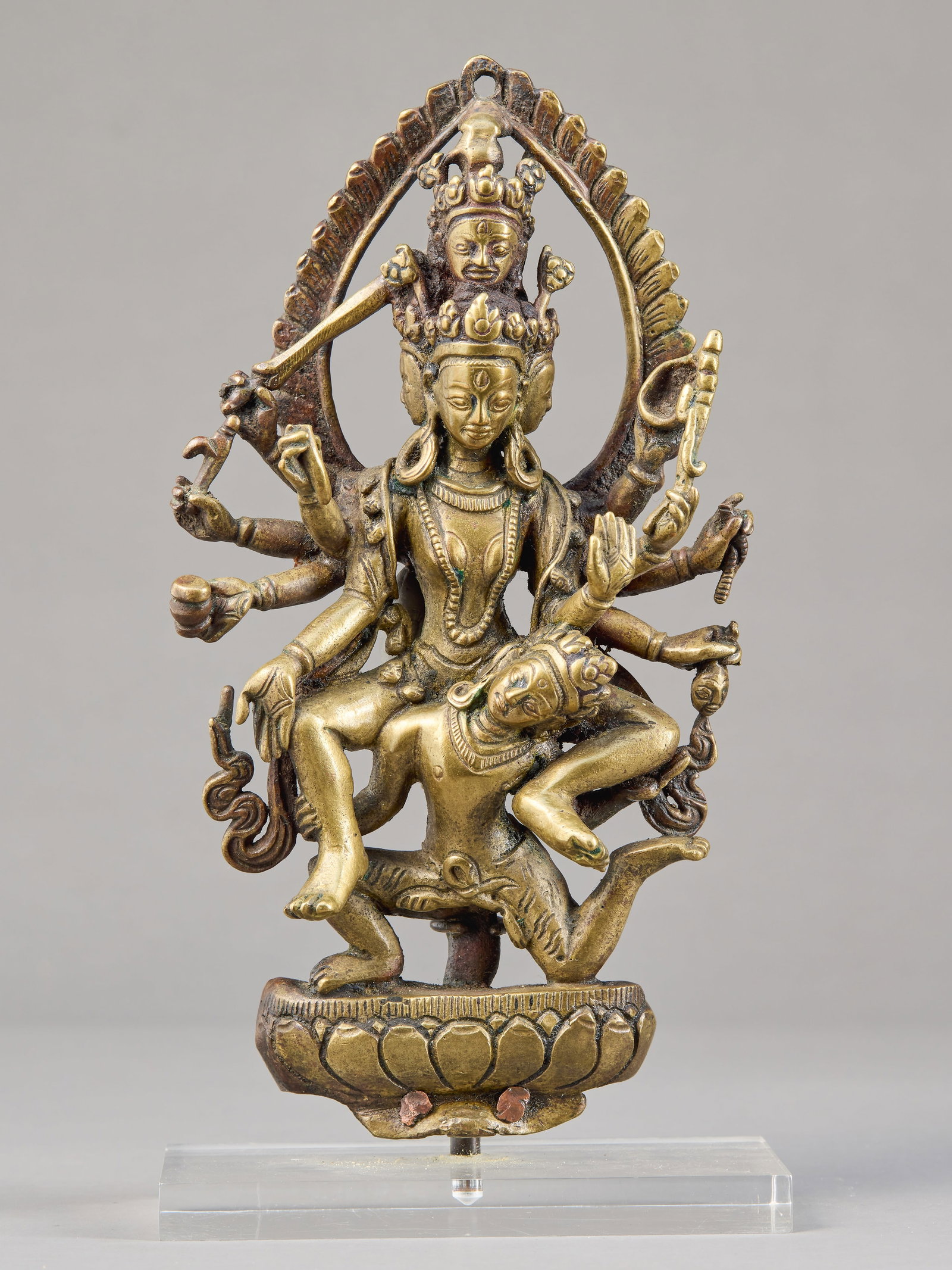 GODDESS SIDDHALAKSHMI NEPAL BRONZE 18TH CENTURY (1 of 6)