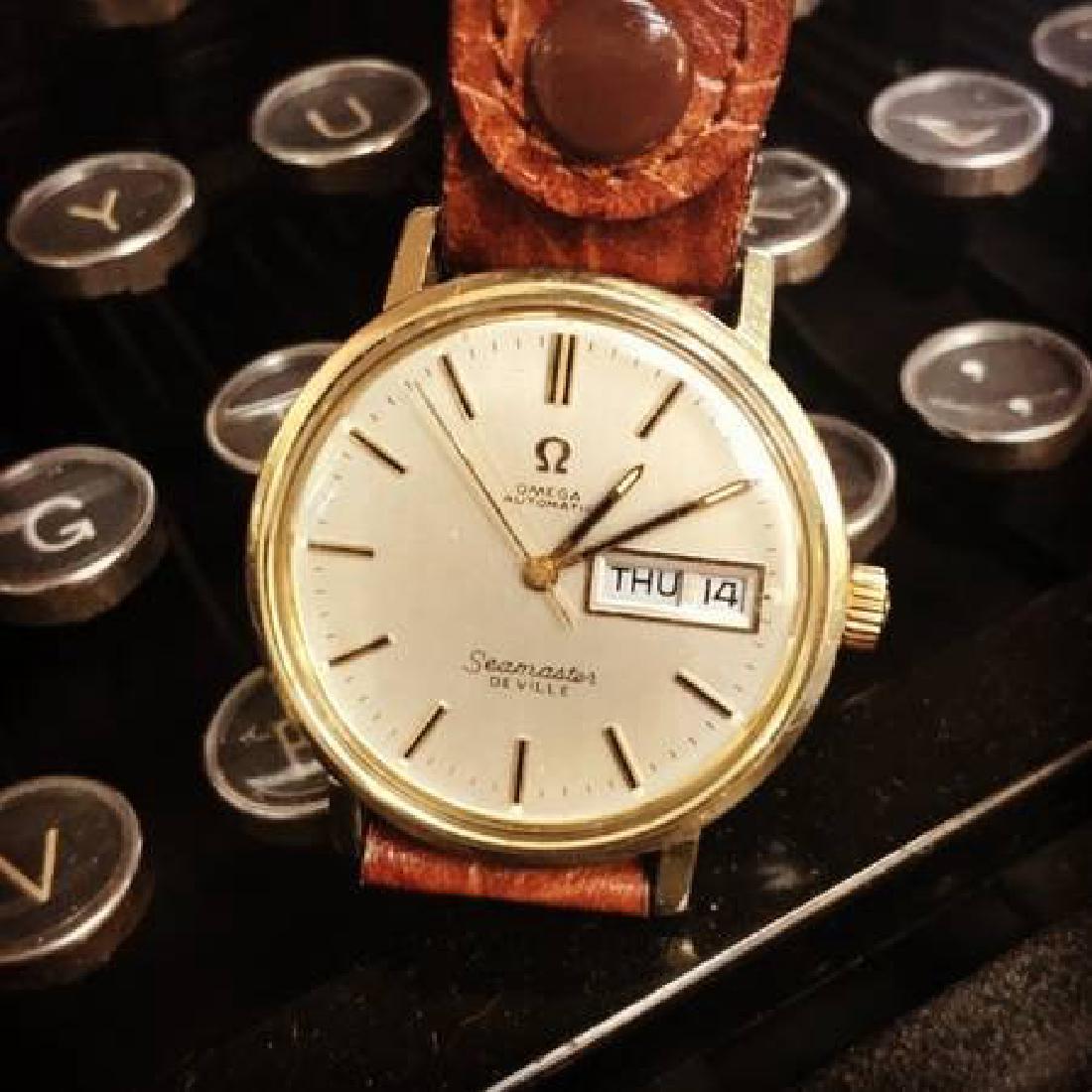 Omega Seamaster Vintage Deville Gold Day Date: Omega Seamaster Vintage Deville Gold Day Date * (estimate/approximately)