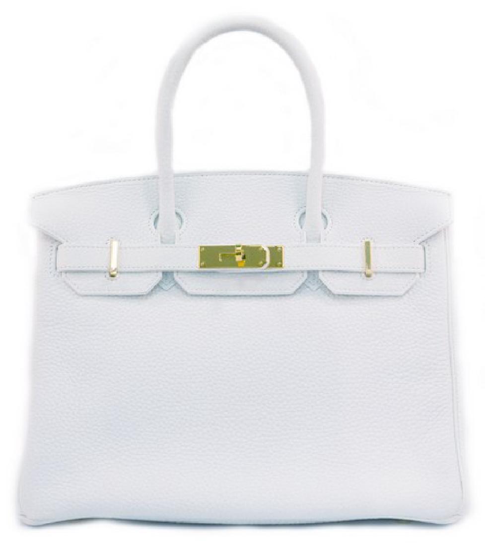 Hermes Brikin 30 in White (1 of 6)