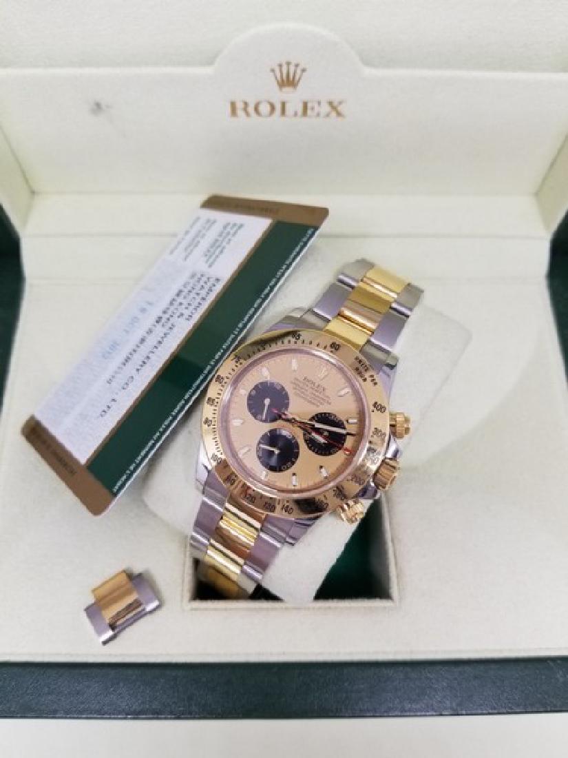 Rolex Watch Daytona Paul Newman 116523 18k Gold Steel (1 of 2)