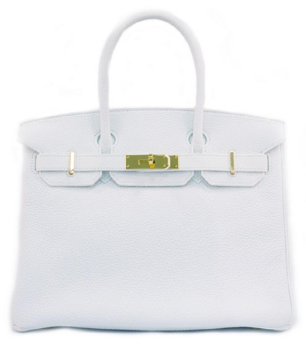 Hermes Brikin 30 in White (1 of 6)