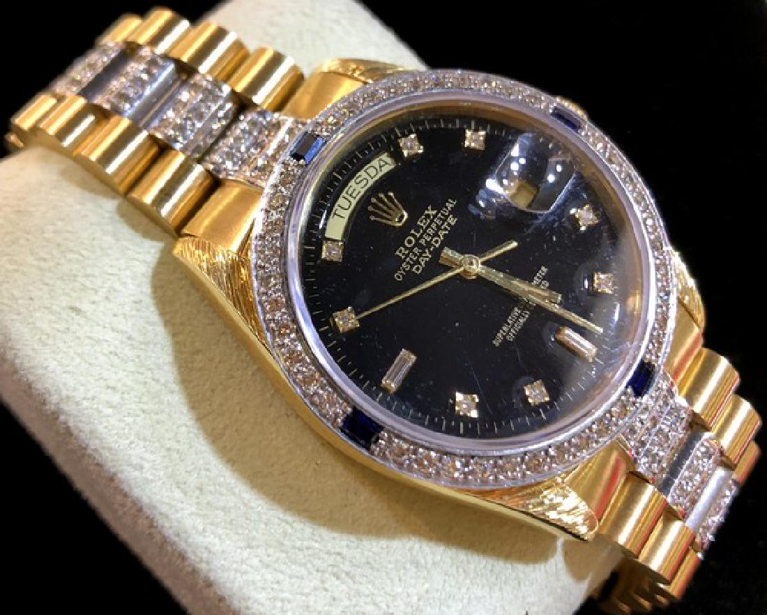 Free Fedx: Rolex Presidential w. Blue Sapphires & (1 of 3)