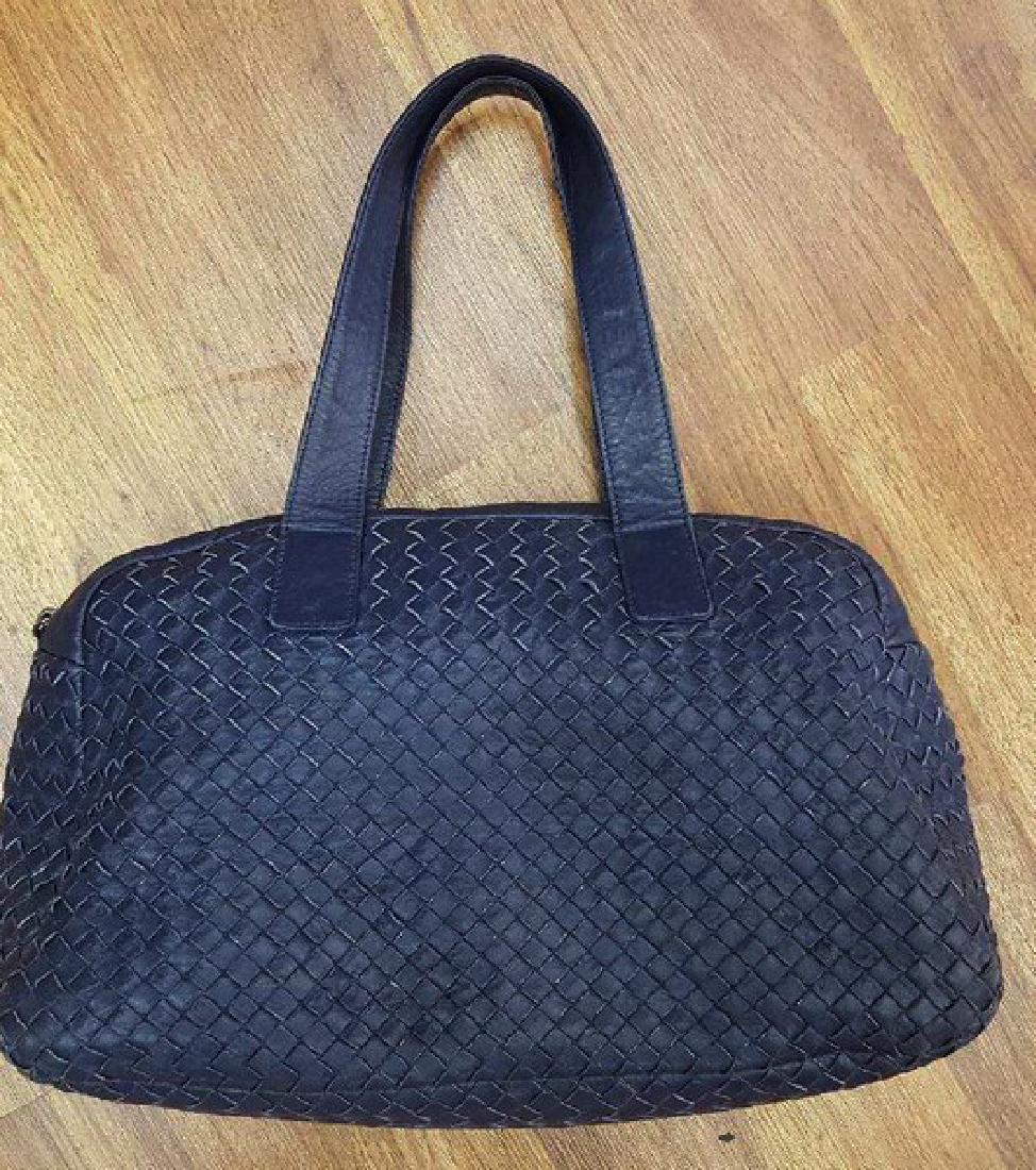Authentic Blue Bottega Veneta Designer Luxury Handbag (1 of 4)